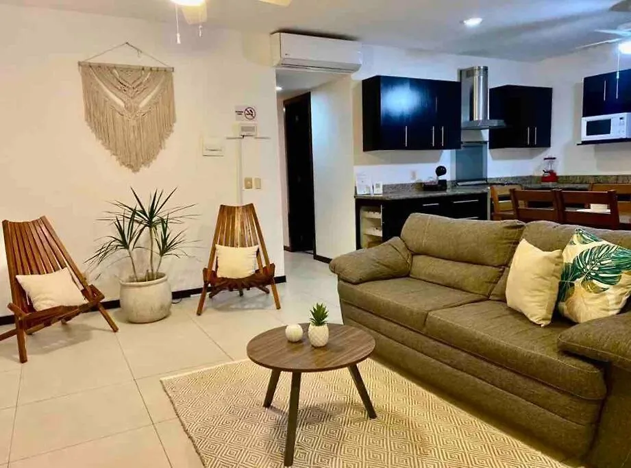 Апартаменты Departamento En El Centro De Playa Del Carmen Excelente Ubicacion Internet Fibra Optica